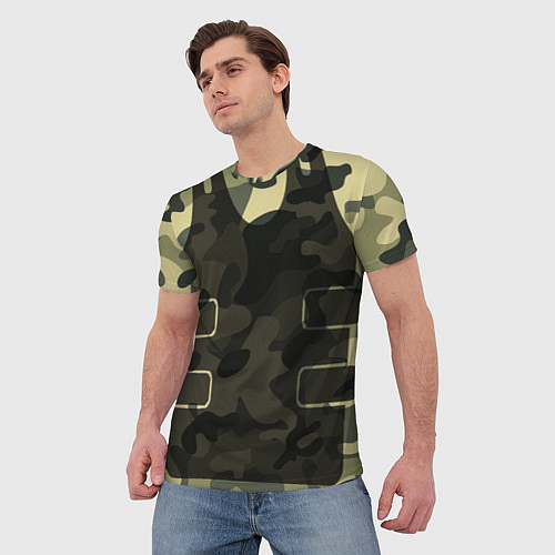 Мужская футболка Body Armor / 3D-принт – фото 3