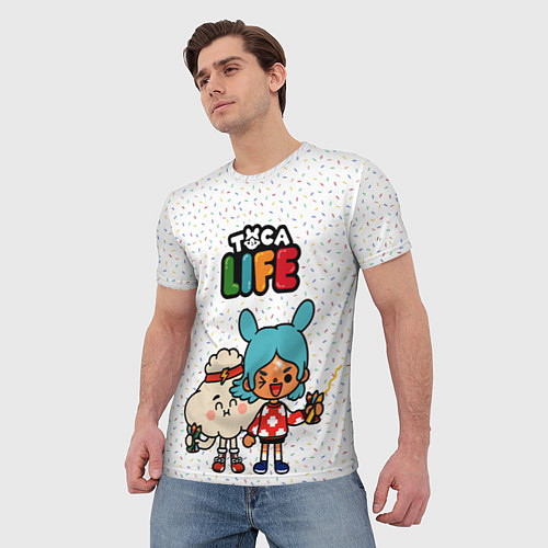Мужская футболка Toca Life Art / 3D-принт – фото 3