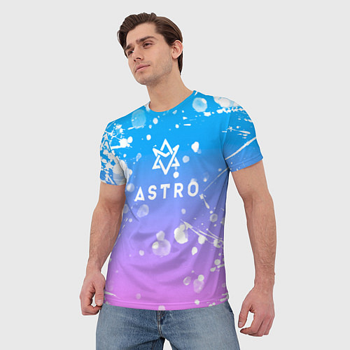 Мужская футболка Astro / 3D-принт – фото 3