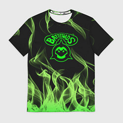 Футболка мужская Battletoads боевые жабы огонь, цвет: 3D-принт
