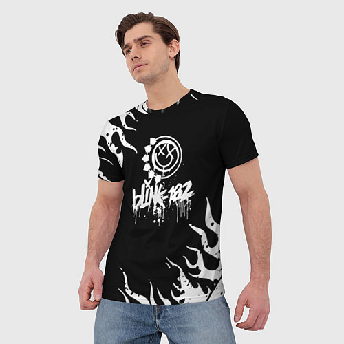 Мужская футболка Blink-182 / 3D-принт – фото 3