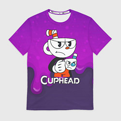 Футболка мужская Недовольная чашечка cuphead, цвет: 3D-принт