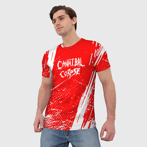 Мужская футболка Cannibal corpse труп каннибала / 3D-принт – фото 3