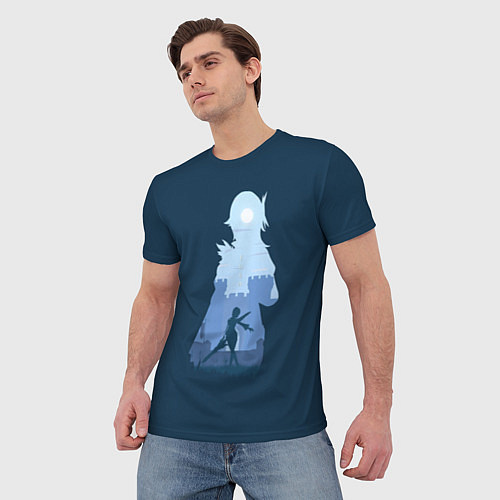 Мужская футболка Танцующий рыцарь Эола / 3D-принт – фото 3