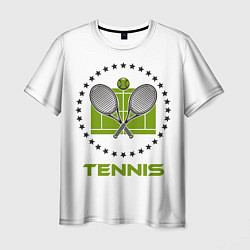 Футболка мужская TENNIS Теннис, цвет: 3D-принт