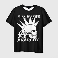 Футболка мужская PUNK FOREVER ANARCHY, цвет: 3D-принт