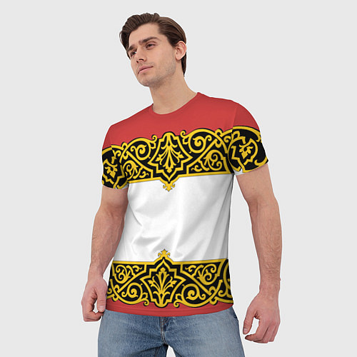 Мужская футболка Славянский узор Вензеля 3D 2 / 3D-принт – фото 3