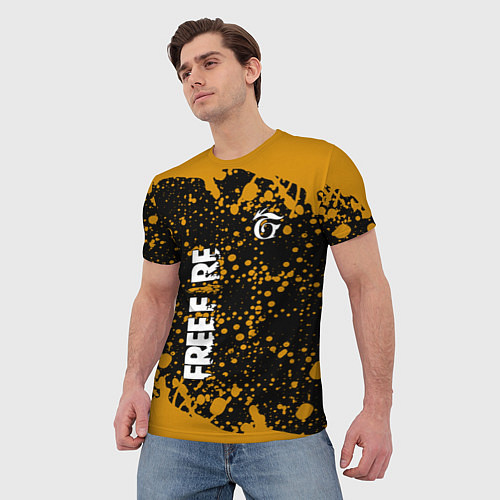 Мужская футболка GARENA FREE FIRE ФРИ ФАЕР / 3D-принт – фото 3