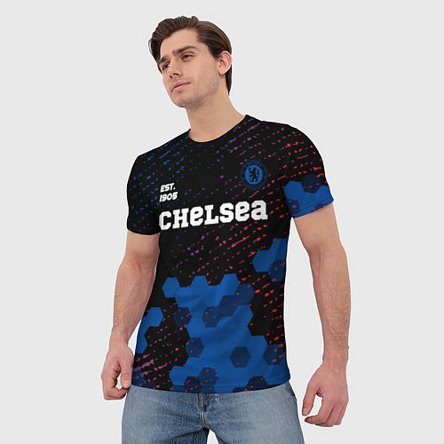 Мужская футболка CHELSEA Chelsea Est 1905 Графика / 3D-принт – фото 3