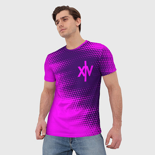 Мужская футболка FINAL FANTASY XIV - Абстракция / 3D-принт – фото 3