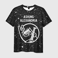 Футболка мужская Asking Alexandria - КОТ - Краска, цвет: 3D-принт