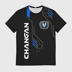 Футболка мужская CHANGAN -ЧАНГАН ТЕХНОЛОГИИ, цвет: 3D-принт