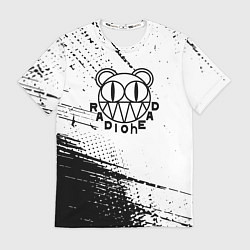Футболка мужская Radiohead лого, цвет: 3D-принт