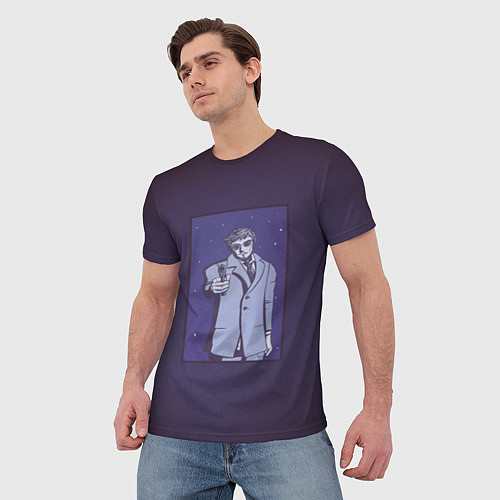 Мужская футболка Восемнадцать карат невезения / 3D-принт – фото 3