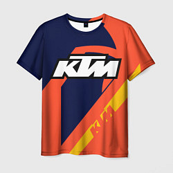 Футболка мужская KTM VINTAGE SPORTWEAR, цвет: 3D-принт