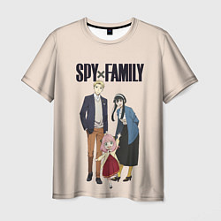 Футболка мужская Spy x Family Семья шпиона, цвет: 3D-принт