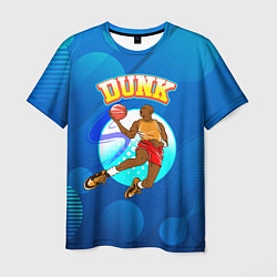 Футболка мужская Dunk баскетболист, цвет: 3D-принт