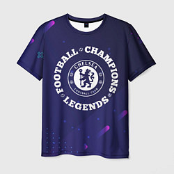 Футболка мужская Chelsea Легенды Чемпионы, цвет: 3D-принт