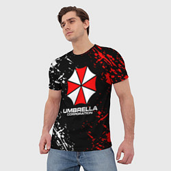 Футболка мужская Umbrella Corporation Resident Evil, цвет: 3D-принт — фото 2