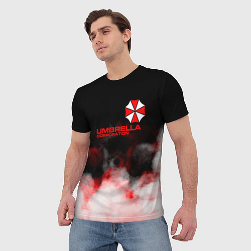 Мужская футболка Umbrella Corporation туман / 3D-принт – фото 3