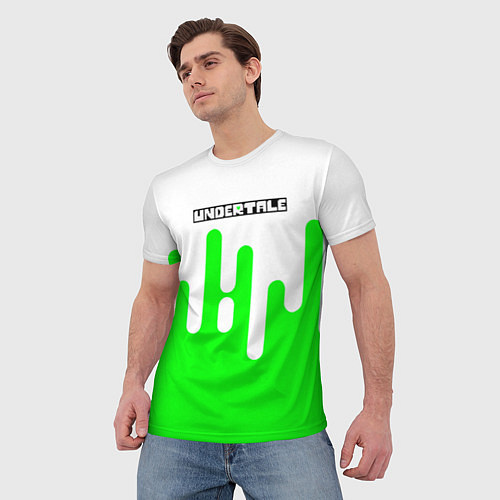 Мужская футболка Undertale андертейл логотип / 3D-принт – фото 3