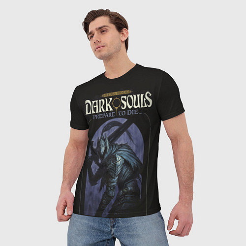 Мужская футболка Темная душа Dark Souls / 3D-принт – фото 3
