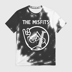 Футболка мужская The Misfits КОТ Краска, цвет: 3D-принт