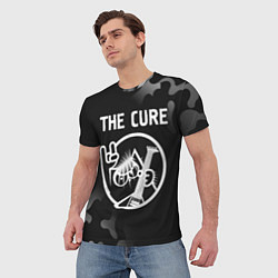 Футболка мужская The Cure КОТ Камуфляж, цвет: 3D-принт — фото 2