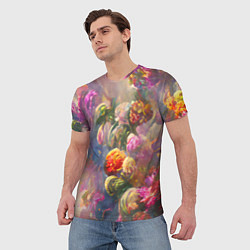 Футболка мужская Цветущий сад, цвет: 3D-принт — фото 2