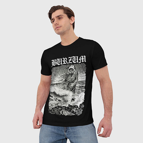 Мужская футболка Burzum - The Sea Monster / 3D-принт – фото 3