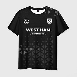 Футболка мужская West Ham Champions Uniform, цвет: 3D-принт