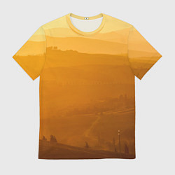 Футболка мужская Закат в пригороде, цвет: 3D-принт