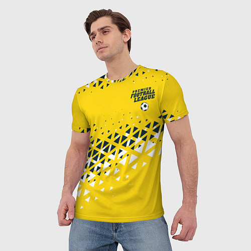 Мужская футболка Football Mosaic / 3D-принт – фото 3
