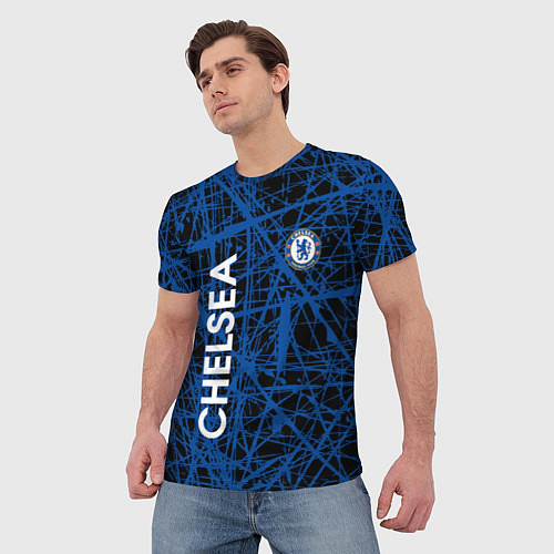 Мужская футболка CHELSEA F C / 3D-принт – фото 3