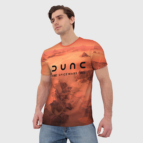 Мужская футболка Dune: Spice Wars, logo / 3D-принт – фото 3