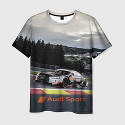 Футболка мужская Audi Sport Racing team Ауди Спорт Гоночная команда, цвет: 3D-принт