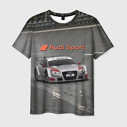 Футболка мужская Audi Sport Racing Team Short Track Car Racing Авто, цвет: 3D-принт