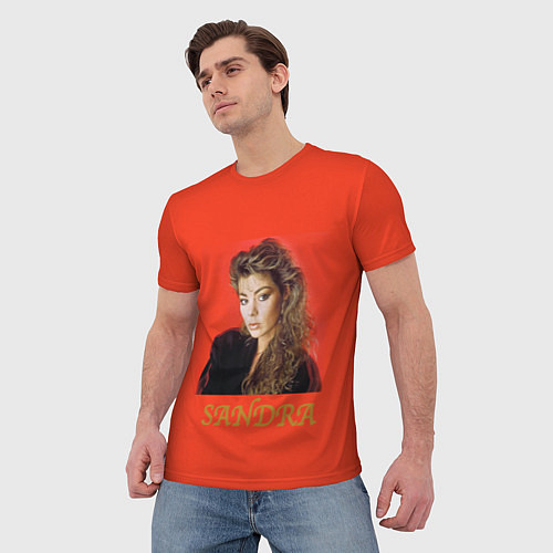 Мужская футболка Звёзды 80-х Sandra / 3D-принт – фото 3