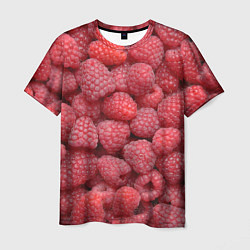 Футболка мужская Малина - ягоды, цвет: 3D-принт