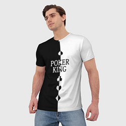 Футболка мужская Король Покера Black, цвет: 3D-принт — фото 2