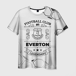 Футболка мужская Everton Football Club Number 1 Legendary, цвет: 3D-принт