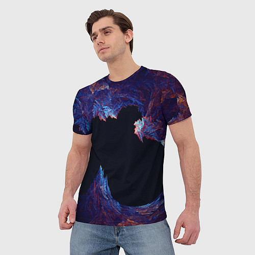Мужская футболка Ледяной Коралловый Риф / 3D-принт – фото 3