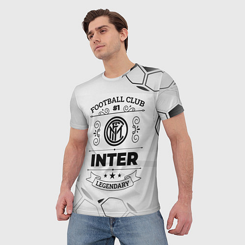 Мужская футболка Inter Football Club Number 1 Legendary / 3D-принт – фото 3