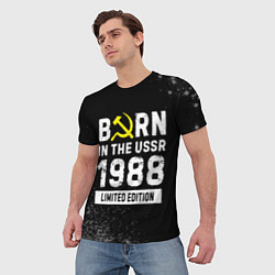 Футболка мужская Born In The USSR 1988 year Limited Edition, цвет: 3D-принт — фото 2