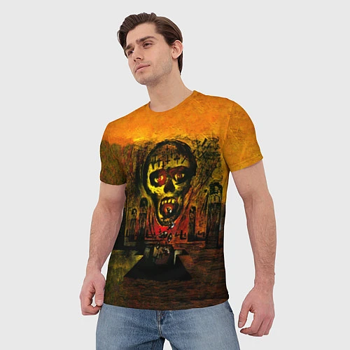 Мужская футболка Seasons In The Abyss - Slayer / 3D-принт – фото 3