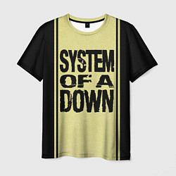 Футболка мужская System of a Down: 5 Album Bundle, цвет: 3D-принт