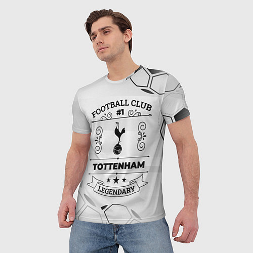 Мужская футболка Tottenham Football Club Number 1 Legendary / 3D-принт – фото 3