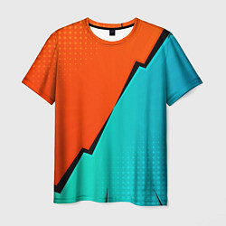 Футболка мужская Геометрическая композиция Fashion trend, цвет: 3D-принт