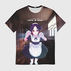 Футболка мужская Love is war Госпожа Кагуя - Синомия, цвет: 3D-принт