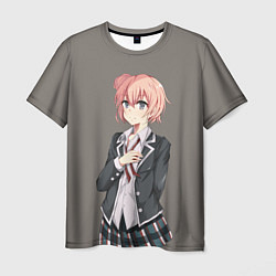 Футболка мужская Юи Юигахама OreGairu, цвет: 3D-принт